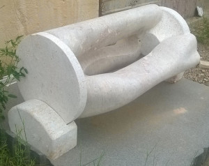 Alcázar, sillón de piedra con inclinación regulable!!